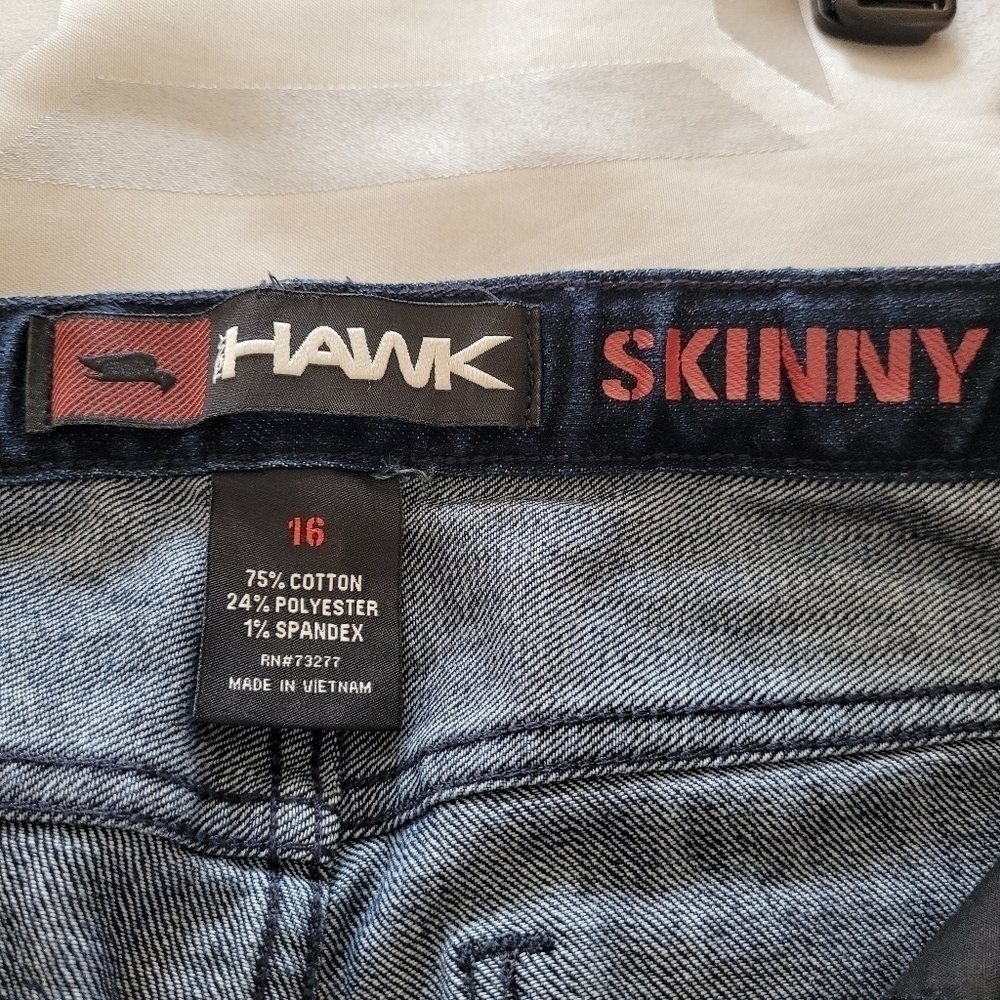 Tony Hawk Boys Skinny Jeans Pants Sz 16 - Picture 7 of 12
